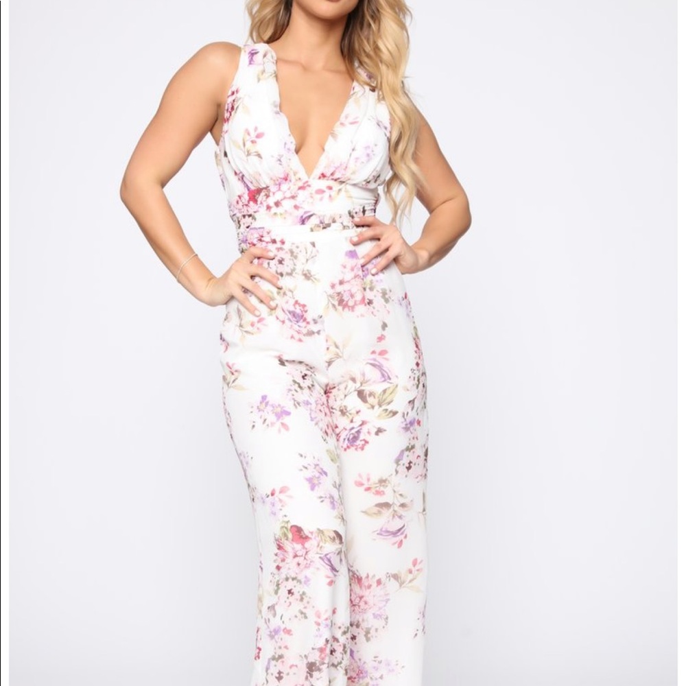 Floral jumpsuit
